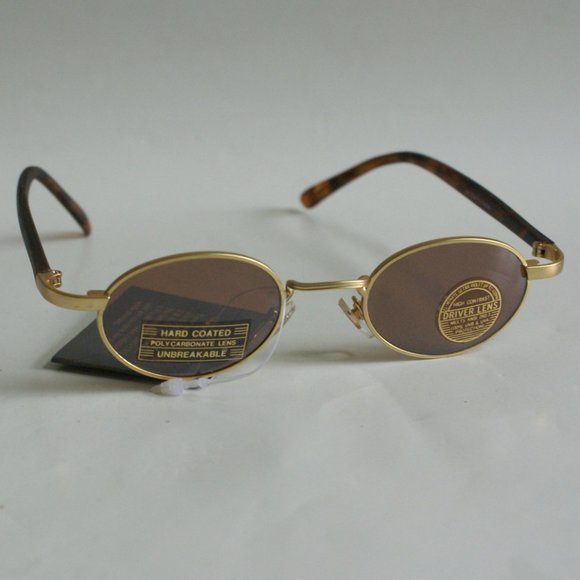 NWT True Vintage 90's Small Oval Combo Classic Coppermax lens tech sunglasses - Picture 1 of 7